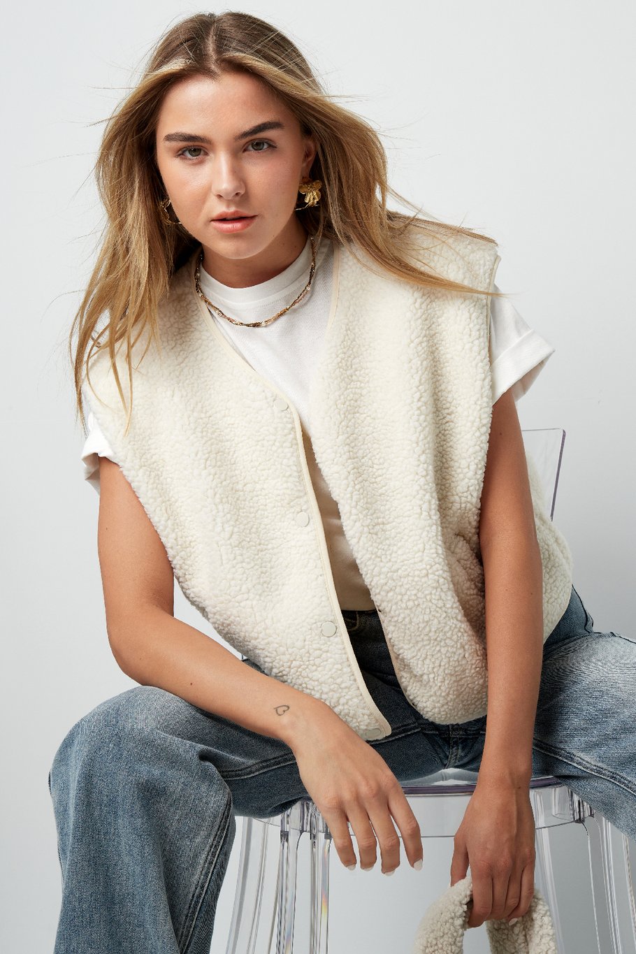Fluffy Teddy vest h5Picture6